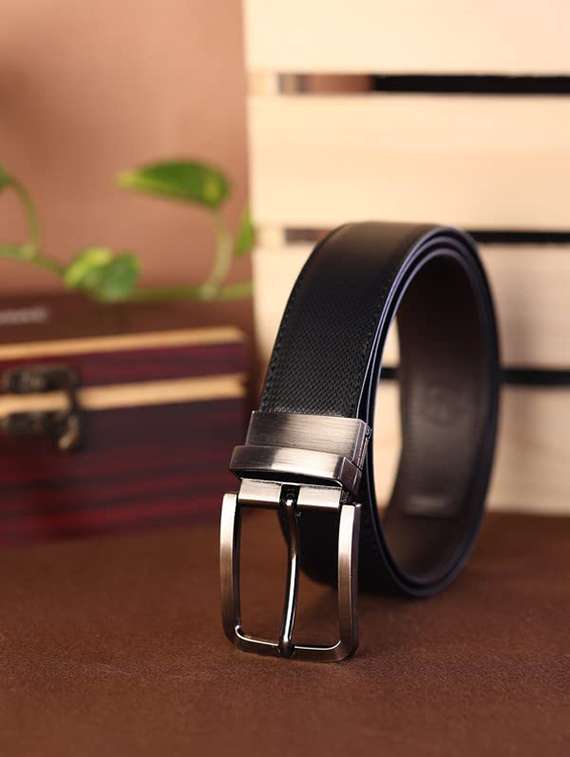 men belt & wallet leather gift combo - 20499019 -  Standard Image - 1