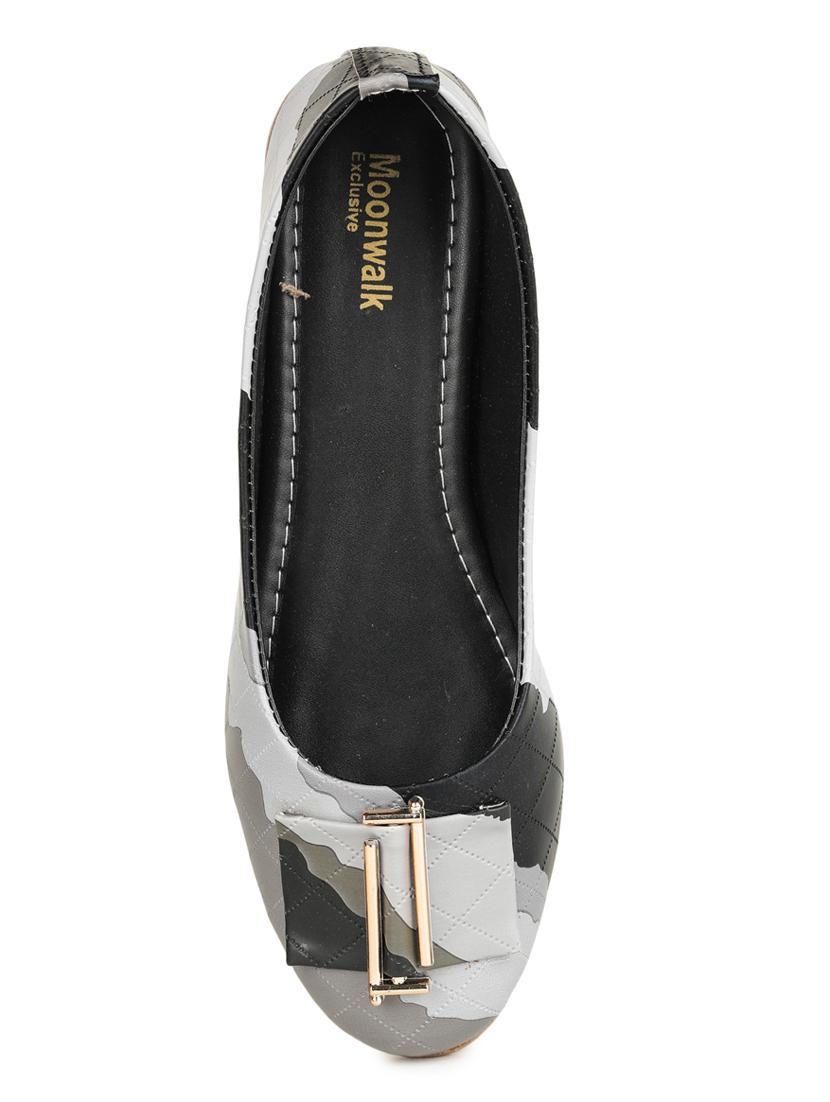 women color block multi colored slip on ballerina - 20499026 - Standard Image - 4