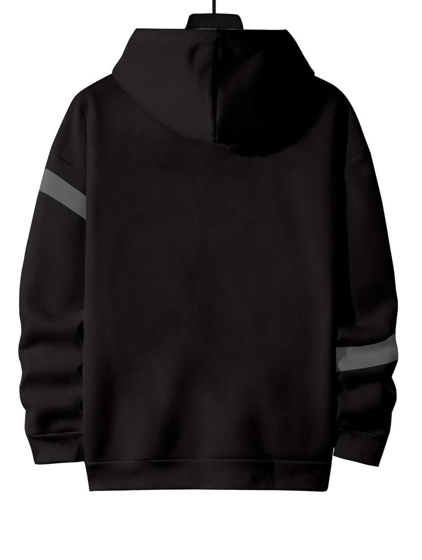 men black cotton blend regular sweatshirt - 20501035 -  Standard Image - 1