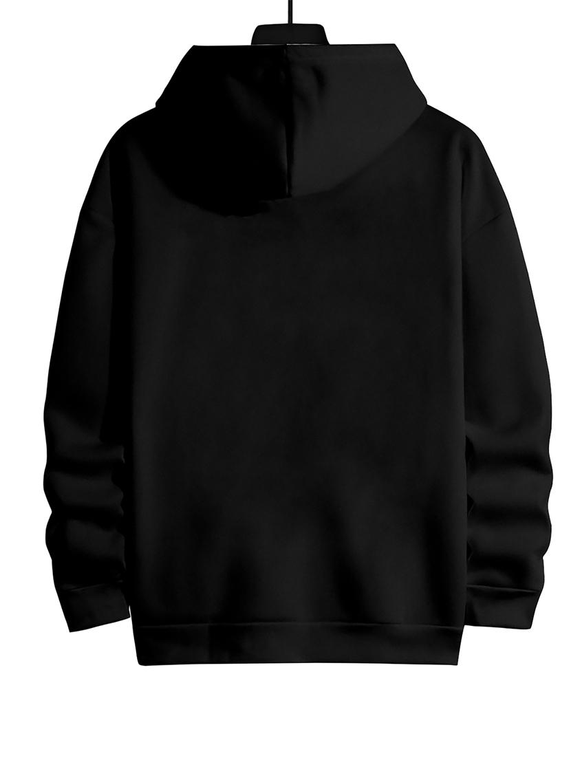 men graphic print hooded sweatshirt - 20501046 - Standard Image - 1