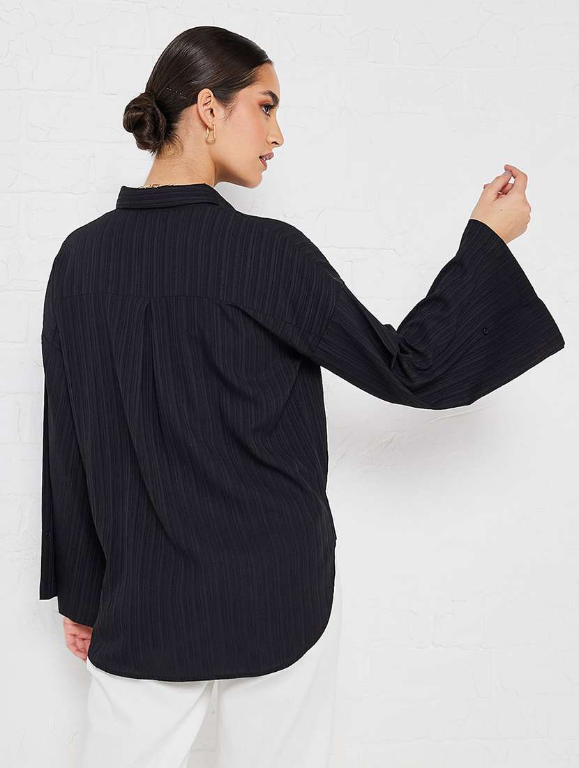 women self design regular shirt - 20501208 -  Standard Image - 1