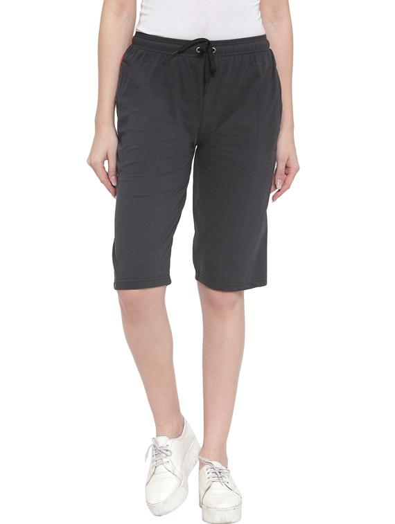 women grey regular capri - 20501424 -  Zoom Image - 0