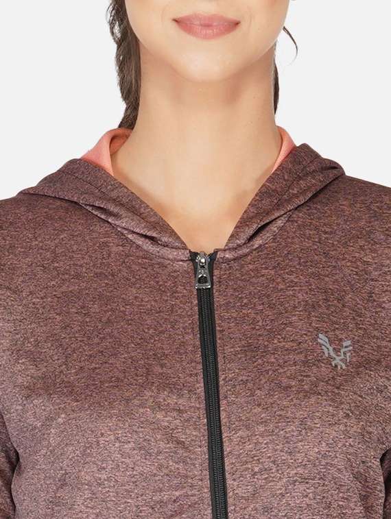 brown hooded regular jacket - 20501505 - Standard Image - 4