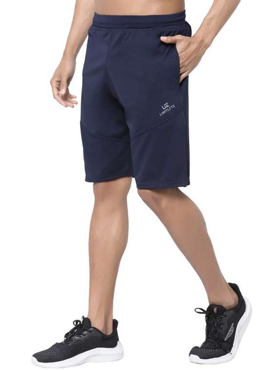 men solid cotton bermudas shorts - 20501547 -  Standard Image - 1