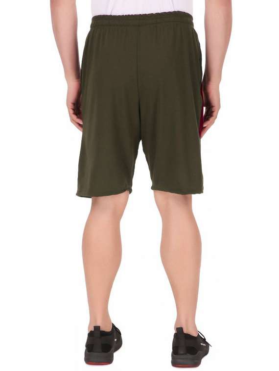 men color block cotton bermudas shorts - 20501561 -  Standard Image - 1