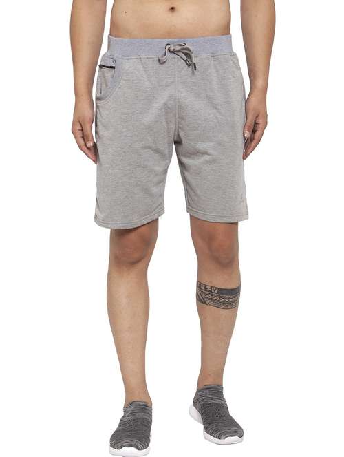 men melange cotton bermudas shorts - 20501574 -  Standard Image - 0