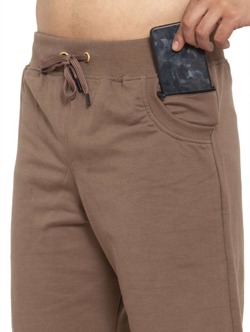 men solid cotton bermudas shorts - 20501576 -  Standard Image - 4