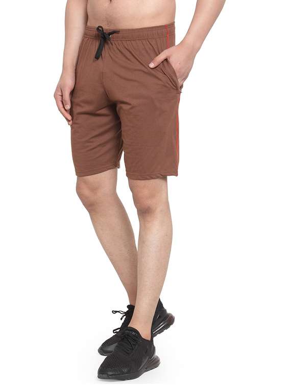 men solid cotton bermudas shorts - 20501590 -  Standard Image - 1