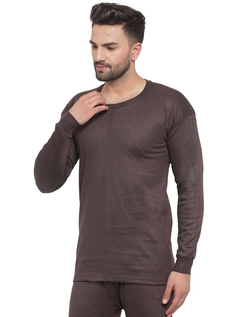 brown solid thermal top - 20501860 -  Standard Image - 1