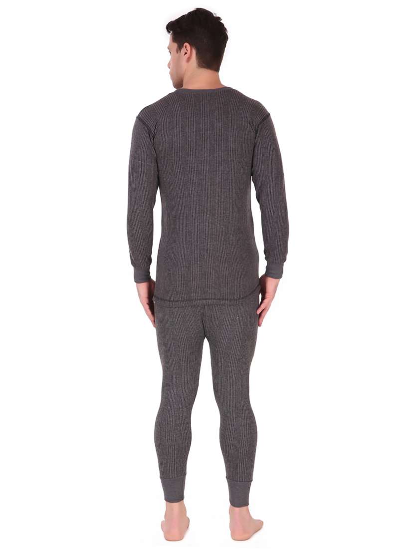men wool thermal top bottom set - 20501870 - Standard Image - 1