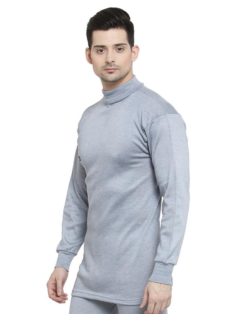 men solid thermal top - 20501871 - Standard Image - 1