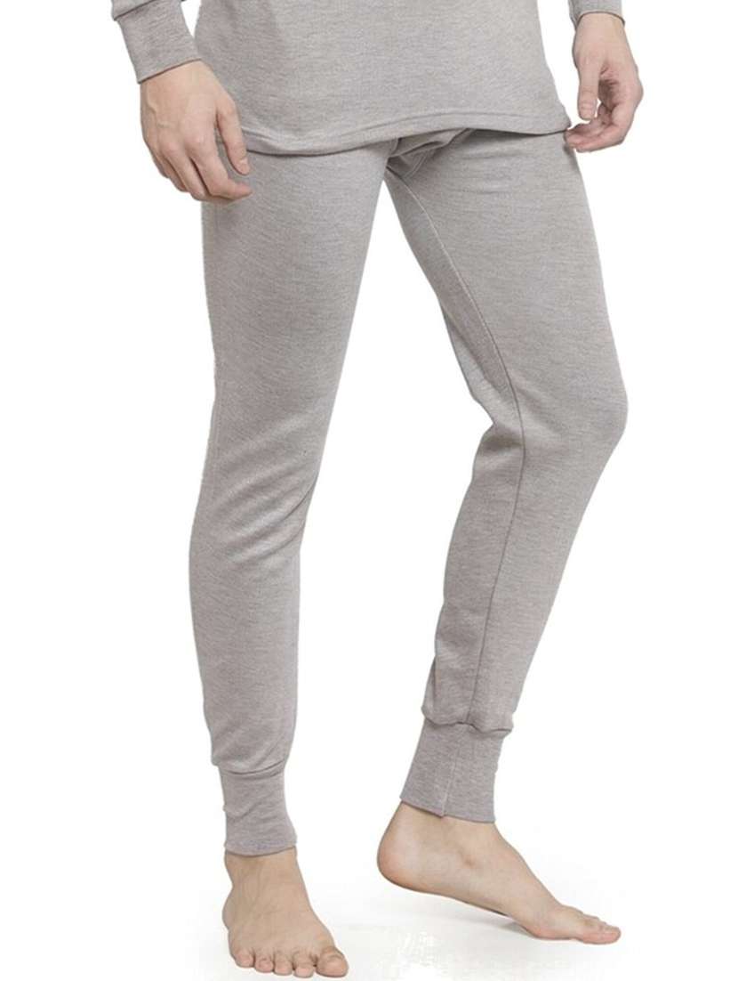 grey cotton thermal bottom - 20501886 -  Standard Image - 1