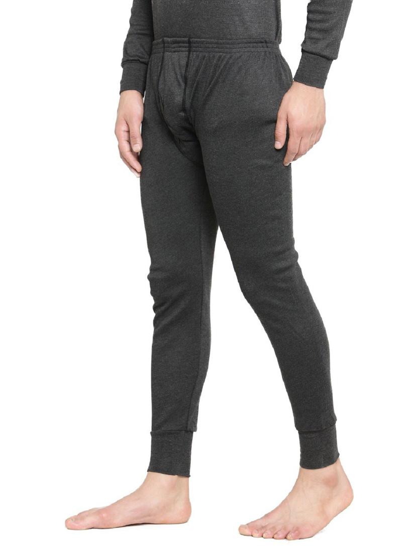 grey cotton thermal bottom - 20501889 - Standard Image - 1