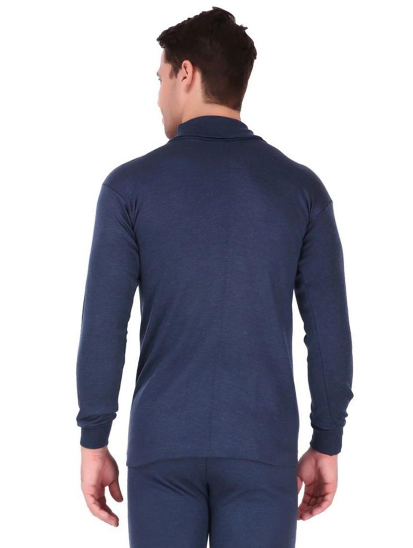 men full sleeved solid thermal top - 20501955 - Standard Image - 1