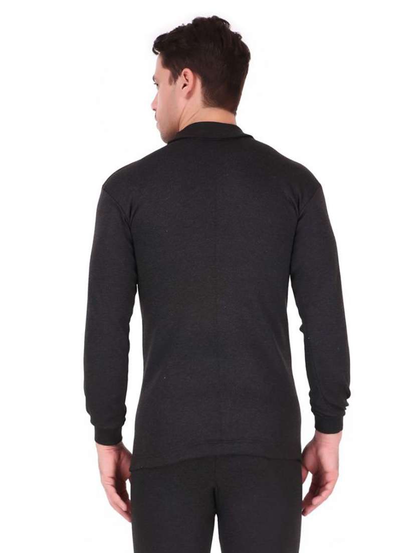 men black cotton thermal set - 20501960 -  Standard Image - 1