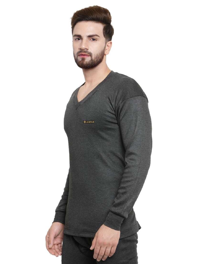 men full sleeve thermal top - 20501978 -  Standard Image - 1
