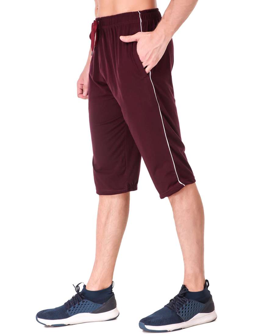 men mid rise cotton three- fourth - 20502103 -  Standard Image - 1