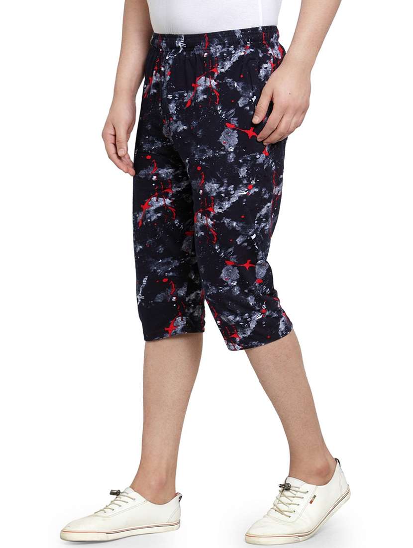 men mid rise cotton three- fourth - 20502105 -  Standard Image - 1