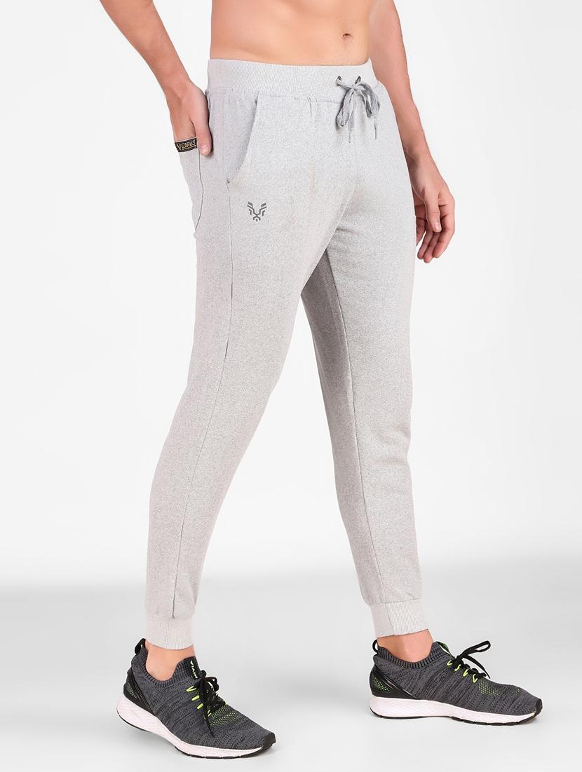 men optic white cotton blend joggers - 20502171 - Zoom Image - 0