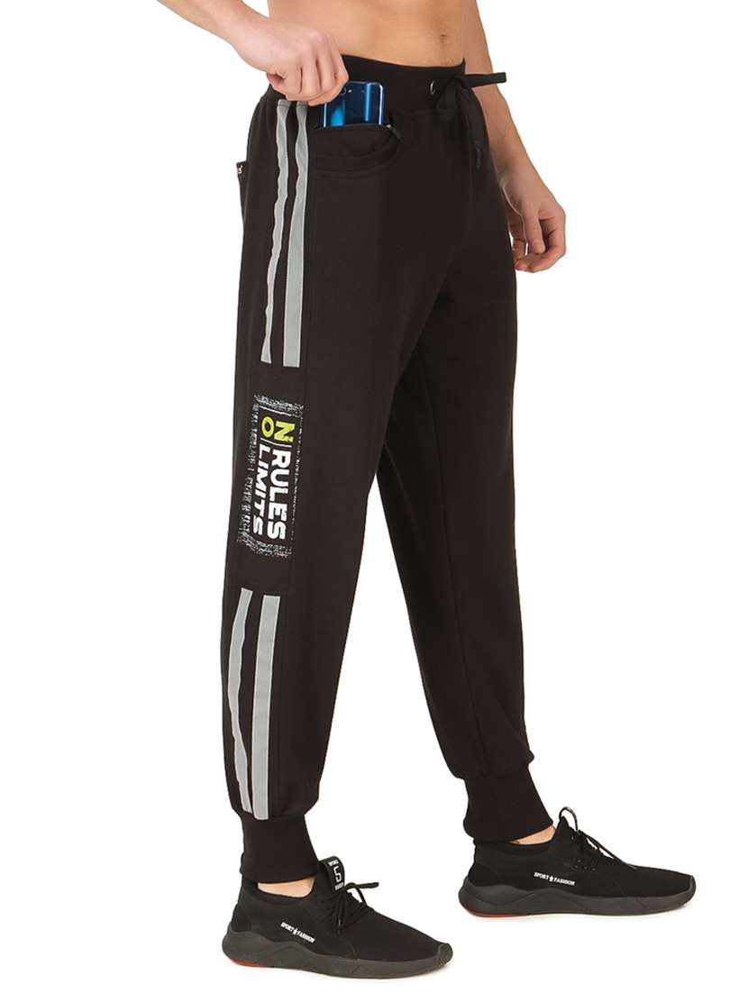 men side taped mid rise full length jogger - 20502256 -  Standard Image - 1