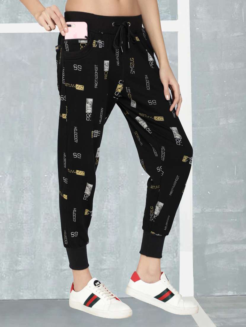 women printed jogger  - 20502386 -  Standard Image - 1