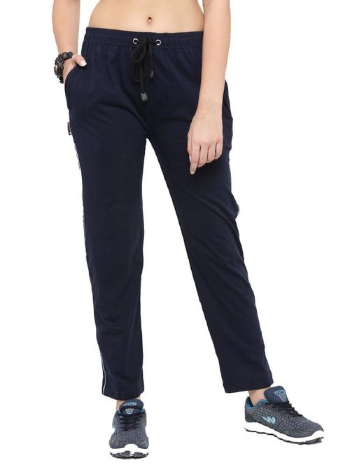 women navy blue track pants - 20502470 -  Standard Image - 0