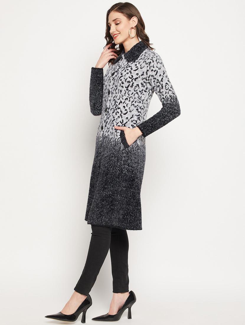 women multi colored wool blend cardigan - 20506929 - Standard Image - 1