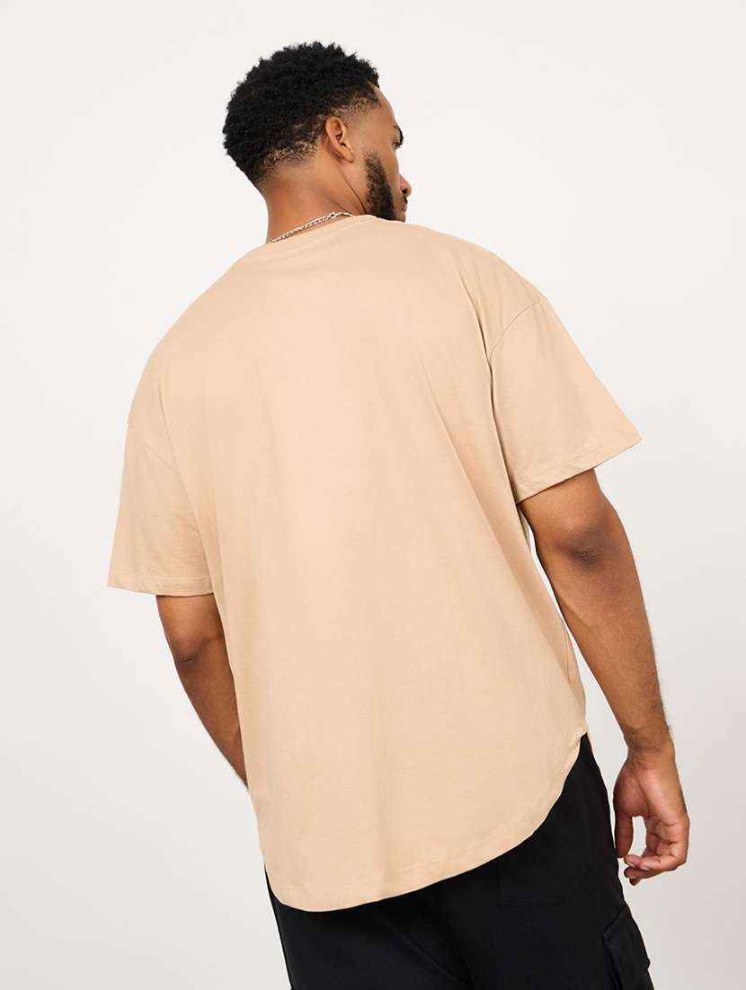 men's solid oversized t-shirt - 20507958 -  Standard Image - 1
