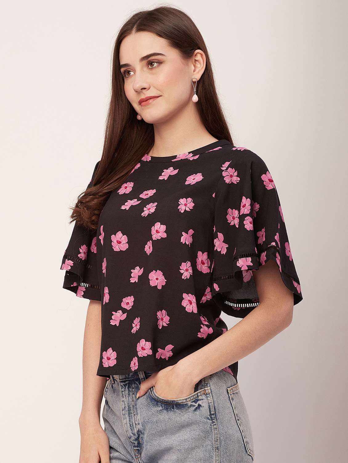 women multi color polyester regular top - 20508839 -  Standard Image - 1