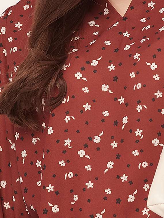 women printed regular top - 20508841 -  Standard Image - 4