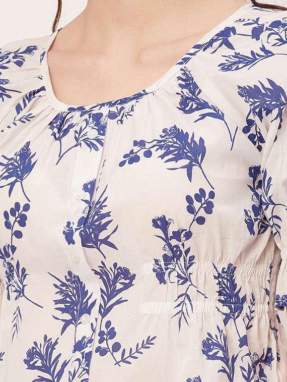 women floral printed cop top - 20508855 - Standard Image - 4