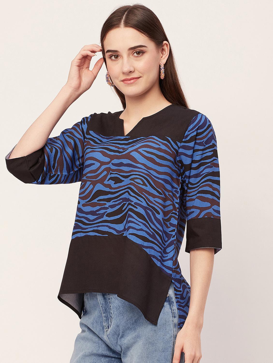 women printed regular top - 20508861 -  Standard Image - 1