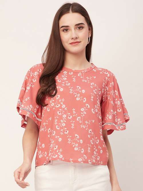 women floral printed regular top - 20508883 -  Standard Image - 0
