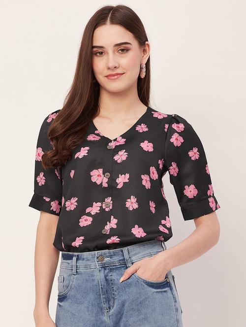 women floral printed regular top - 20508884 - Standard Image - 0