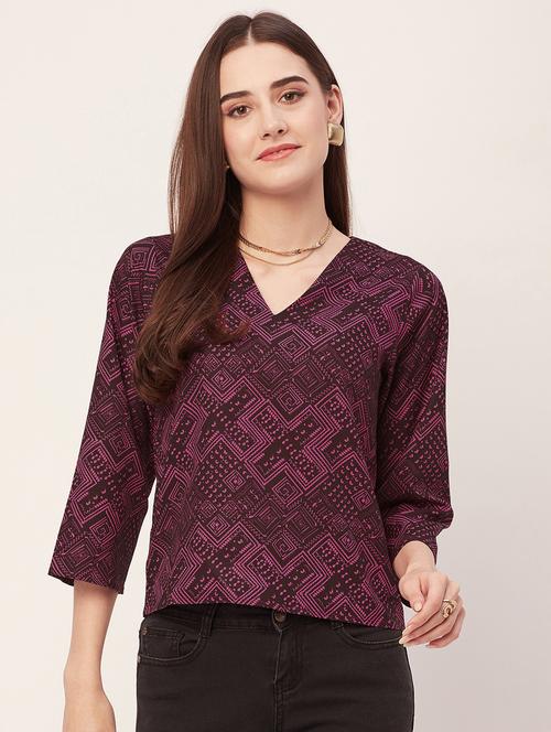women printed regular top - 20508909 -  Standard Image - 0