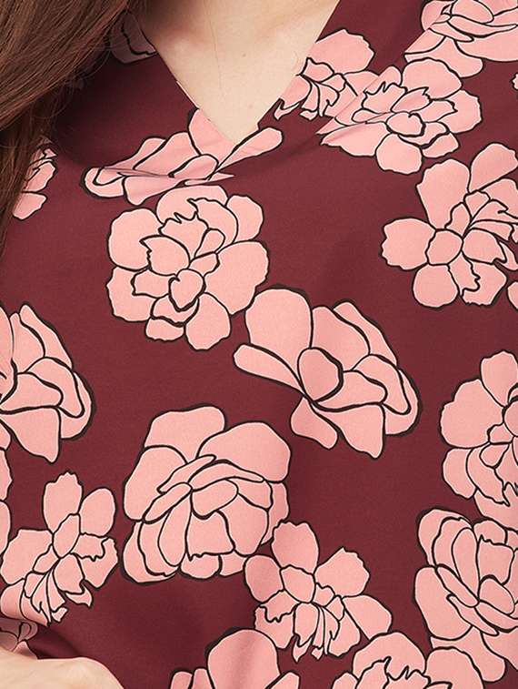 women printed regular top - 20508912 -  Standard Image - 4