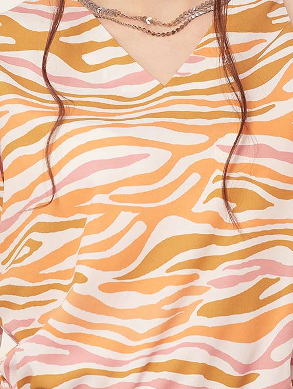 women animal printed regular top - 20508913 -  Standard Image - 4