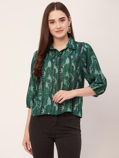 women printed regular shirt - 20509536 -  Standard Image - 0