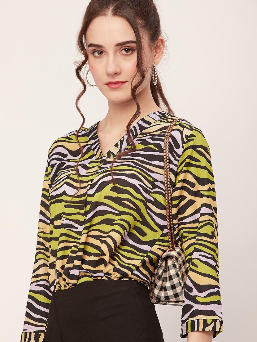 women printed regular shirt - 20509543 - Standard Image - 4