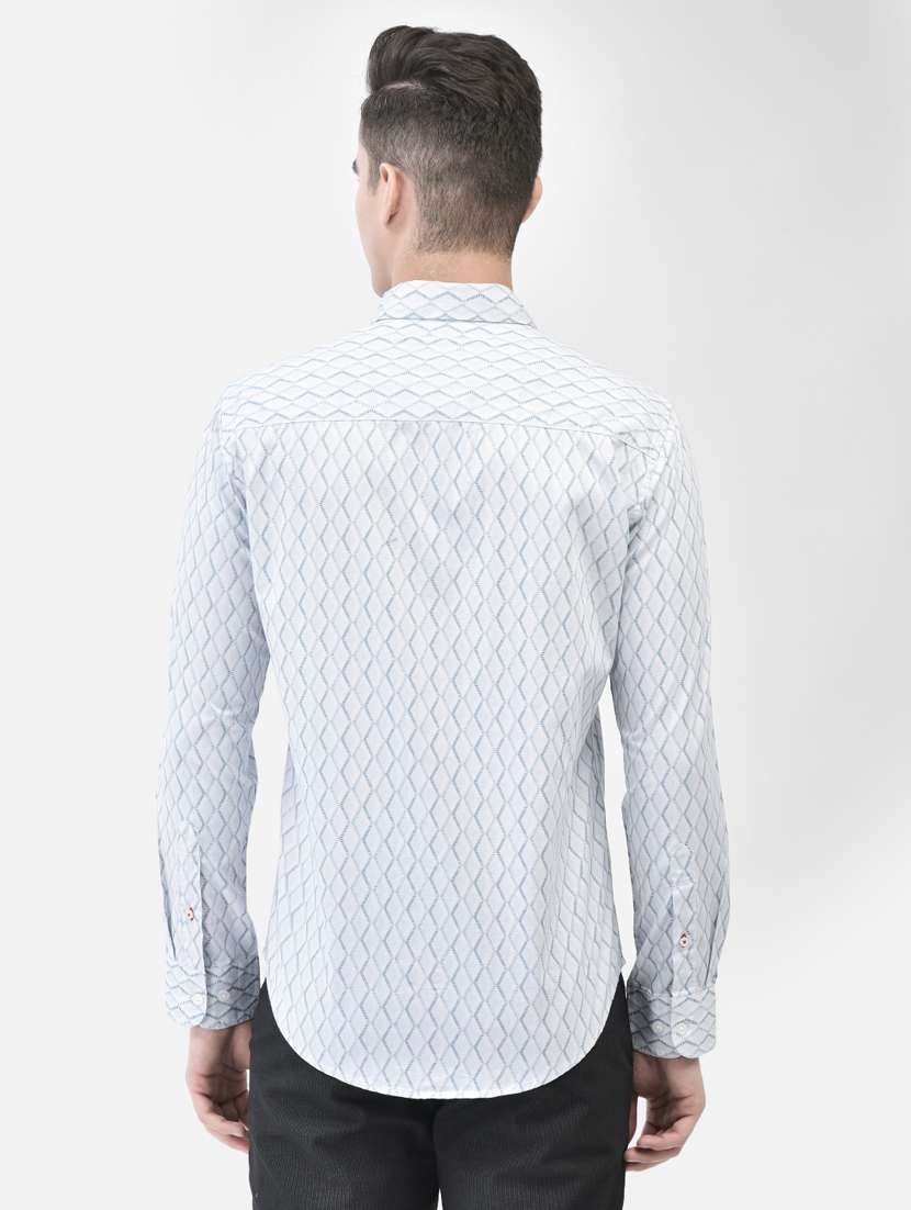 light blue cotton casual shirt - 20509700 -  Standard Image - 4