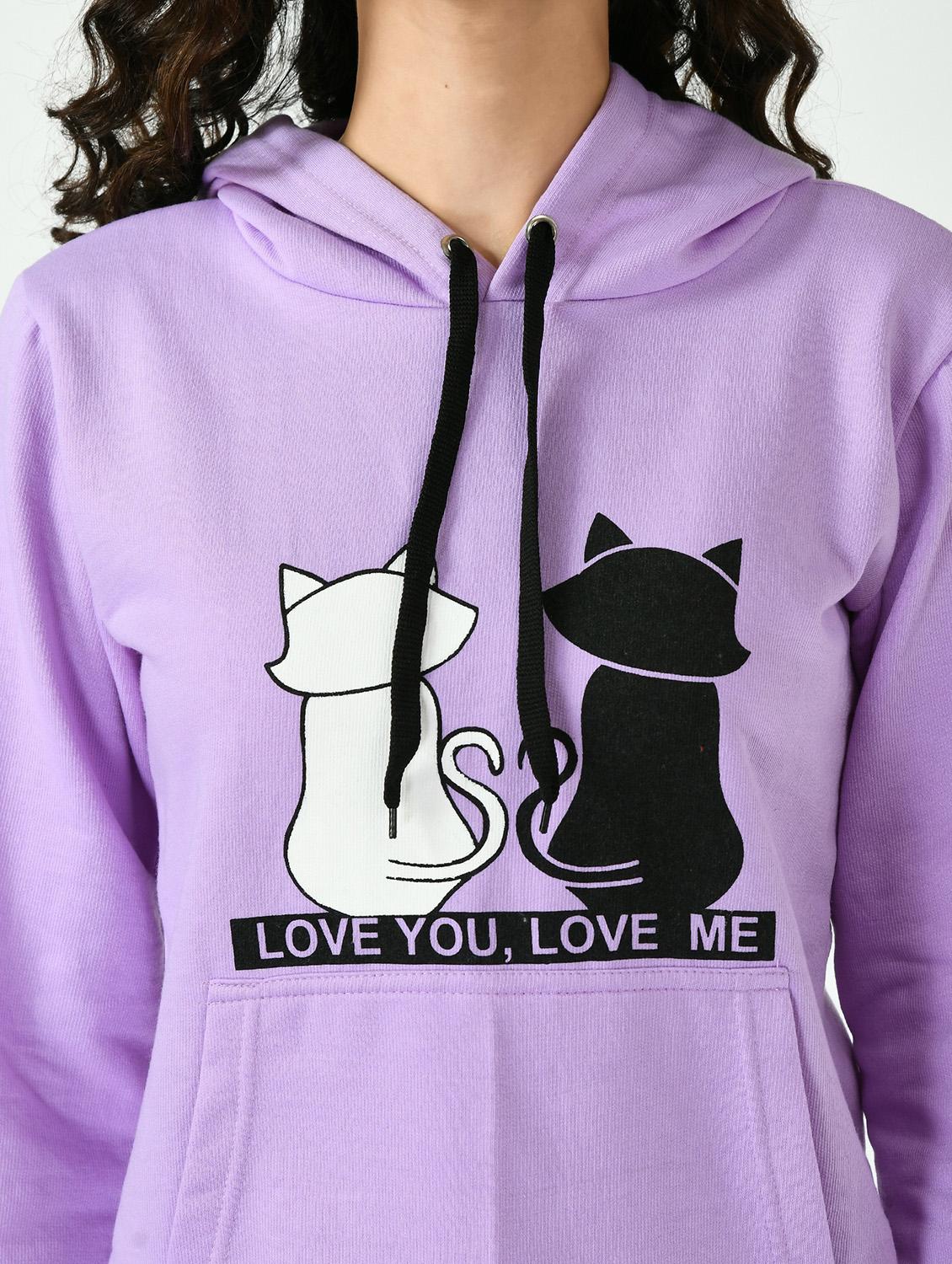 printed hood neck sweatshirt - 20510270 - Standard Image - 4