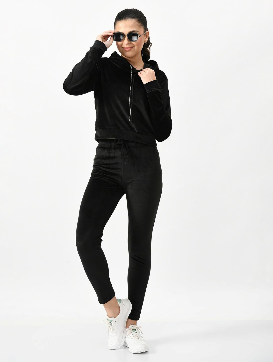 black cotton blend sweatshirt - 20510292 - Standard Image - 1