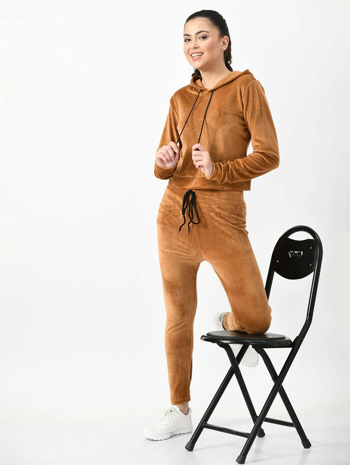 brown cotton blend hoodies sweatshirt - 20510303 -  Standard Image - 1