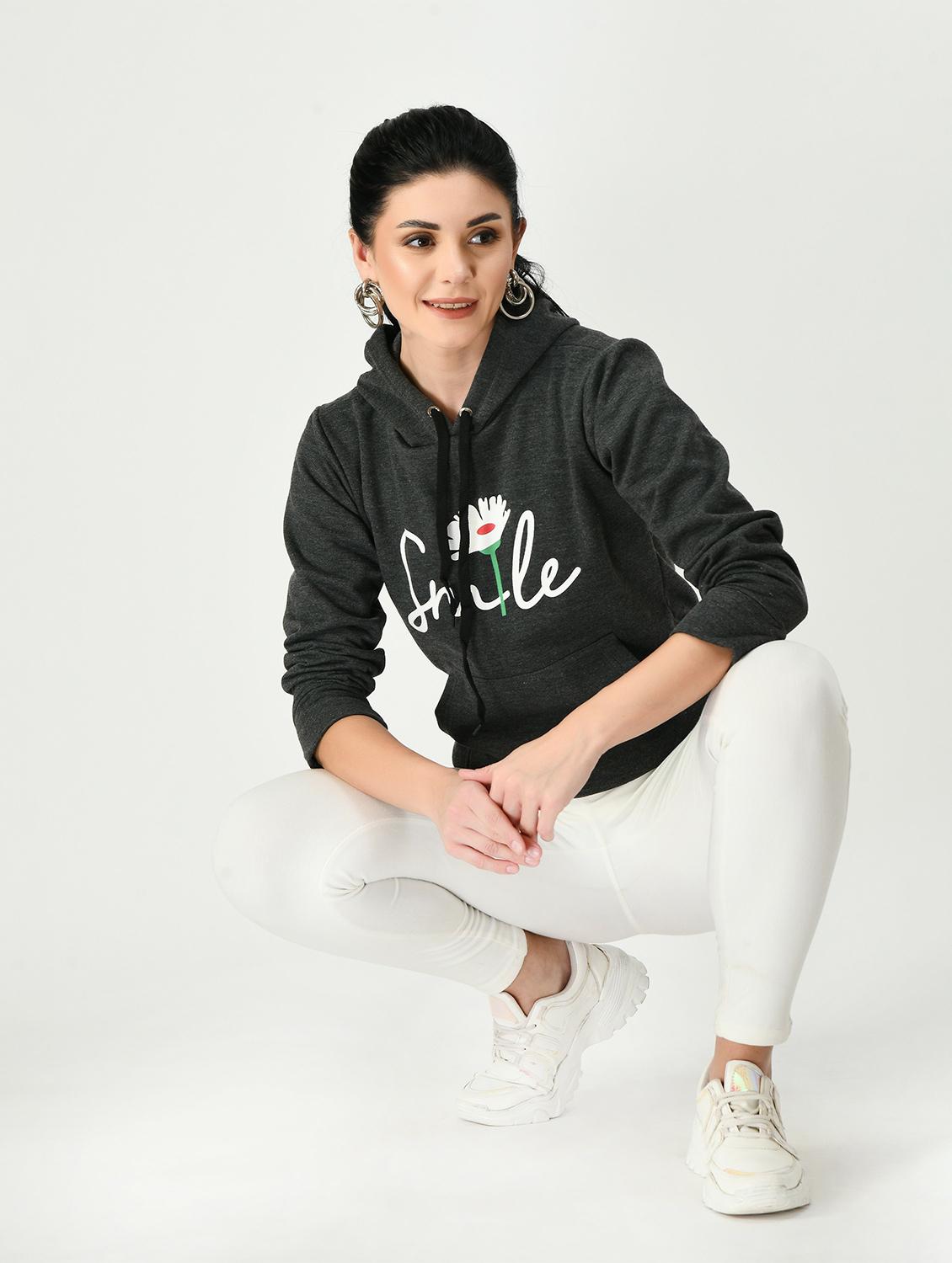 printed hood neck sweatshirt - 20510330 - Standard Image - 4