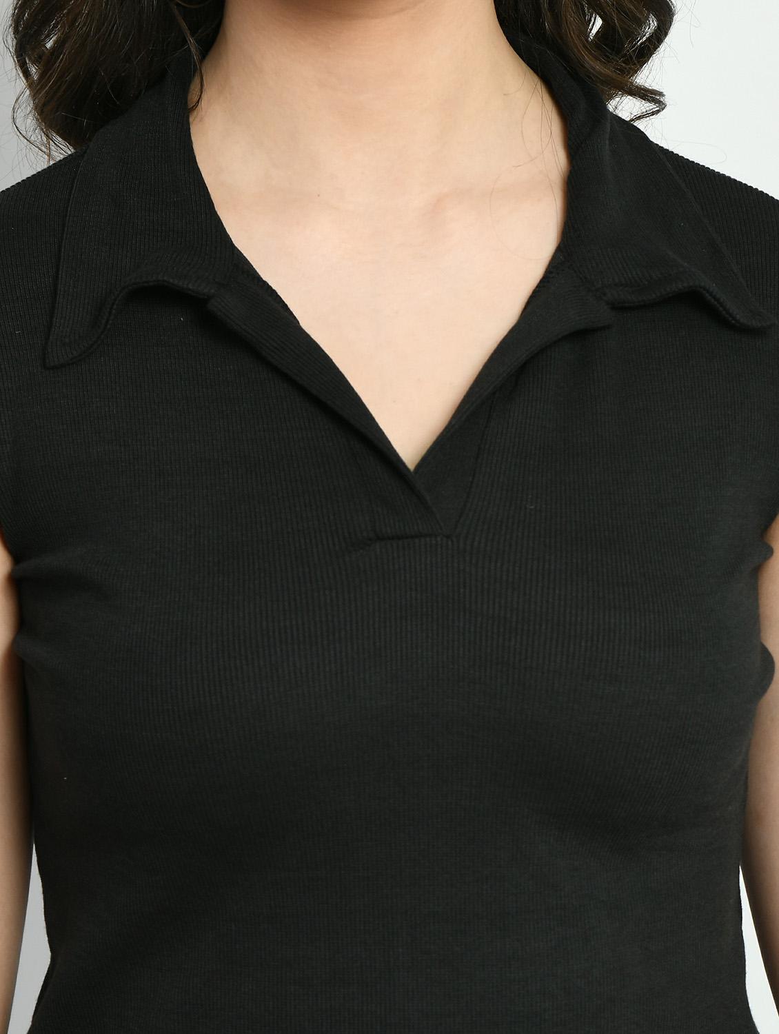 women solid top - 20510757 - Standard Image - 4