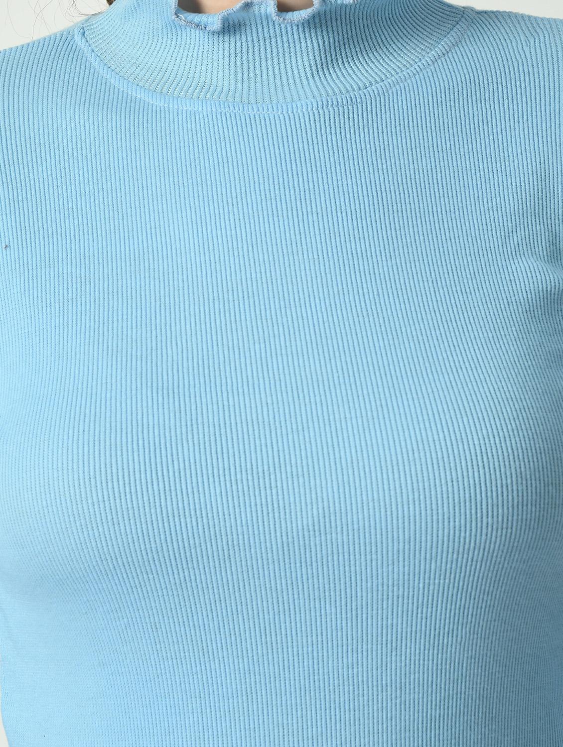 women solid long sleeves top - 20510779 - Standard Image - 4
