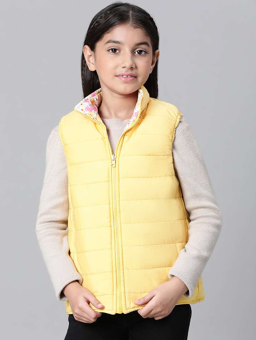 girl sleeveless bomber jacket - 20511239 - Standard Image - 4