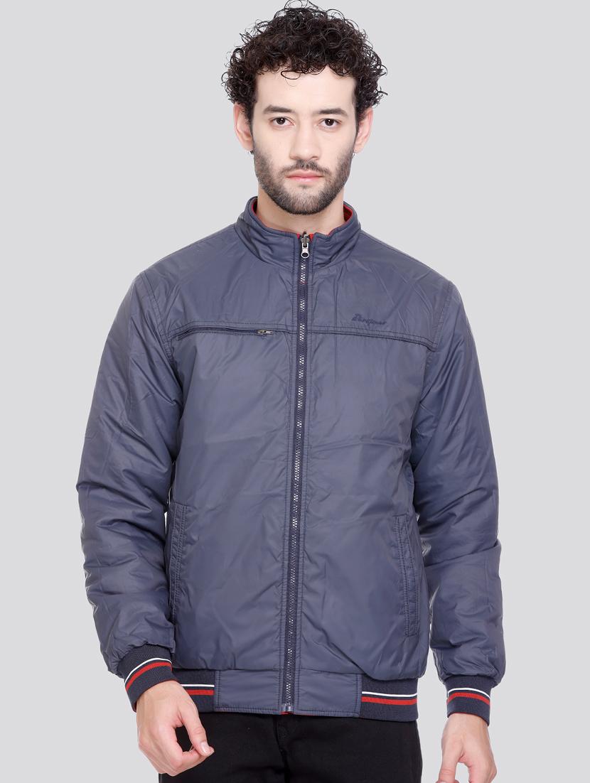 men solid long sleeve reversible casual jacket - 20511277 - Standard Image - 1