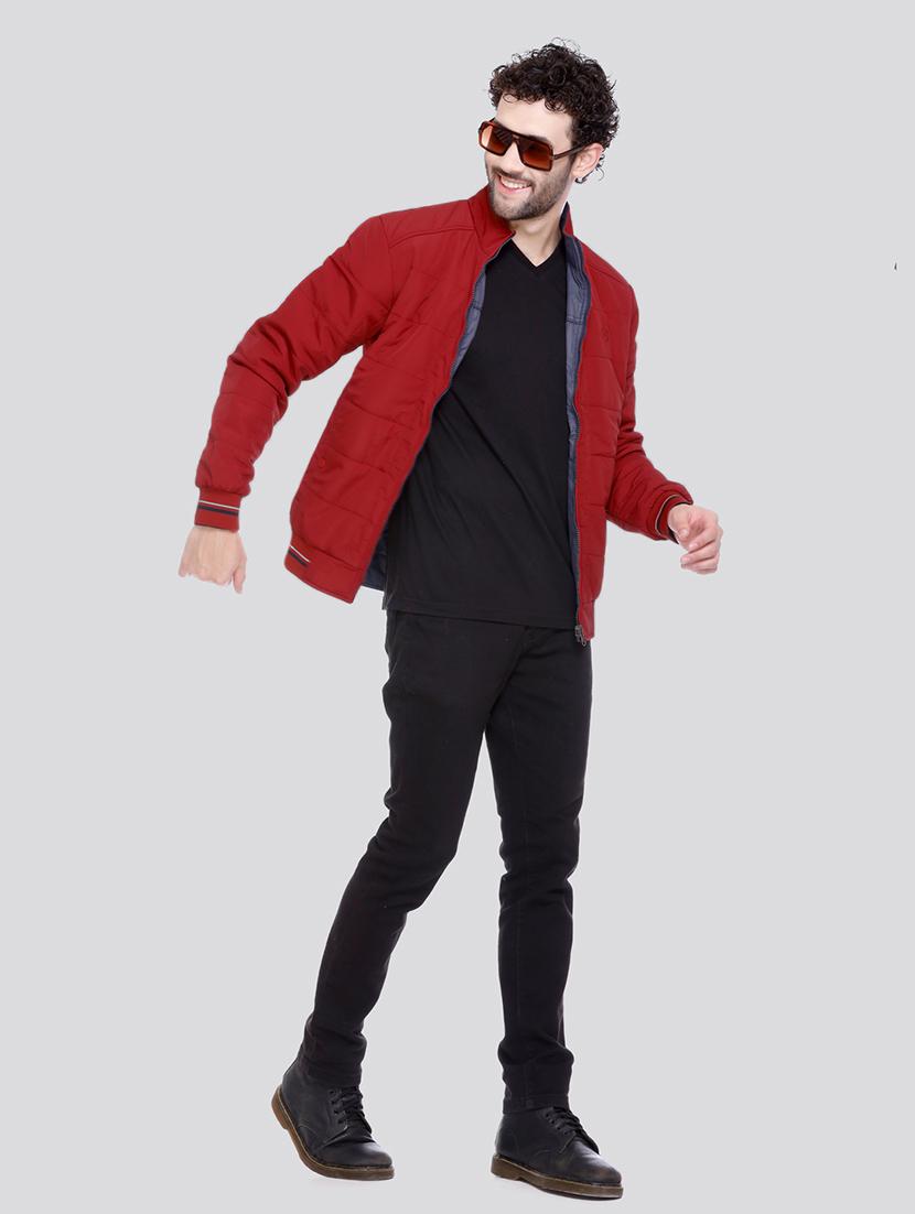 men solid long sleeve reversible casual jacket - 20511277 - Standard Image - 4