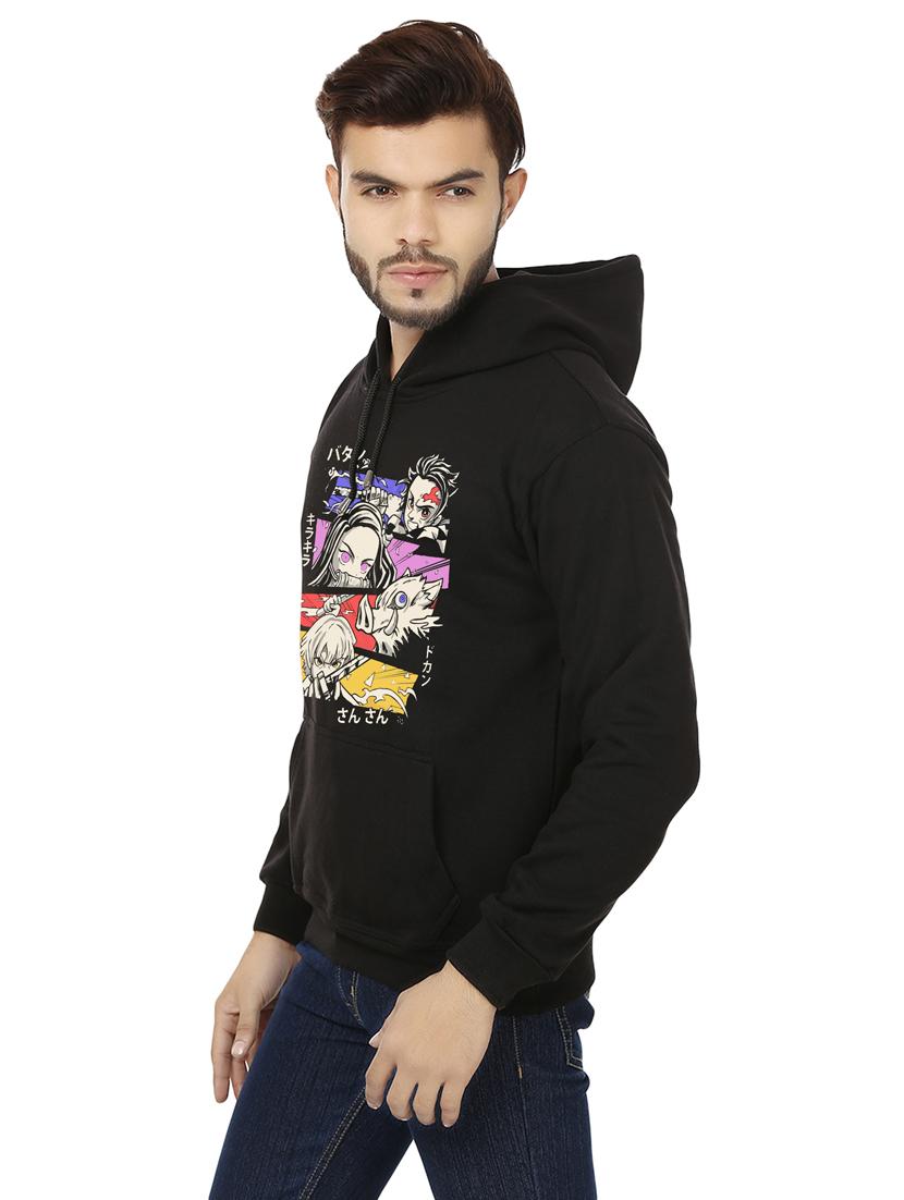 men front print hooded sweatshirt - 20511552 -  Standard Image - 1